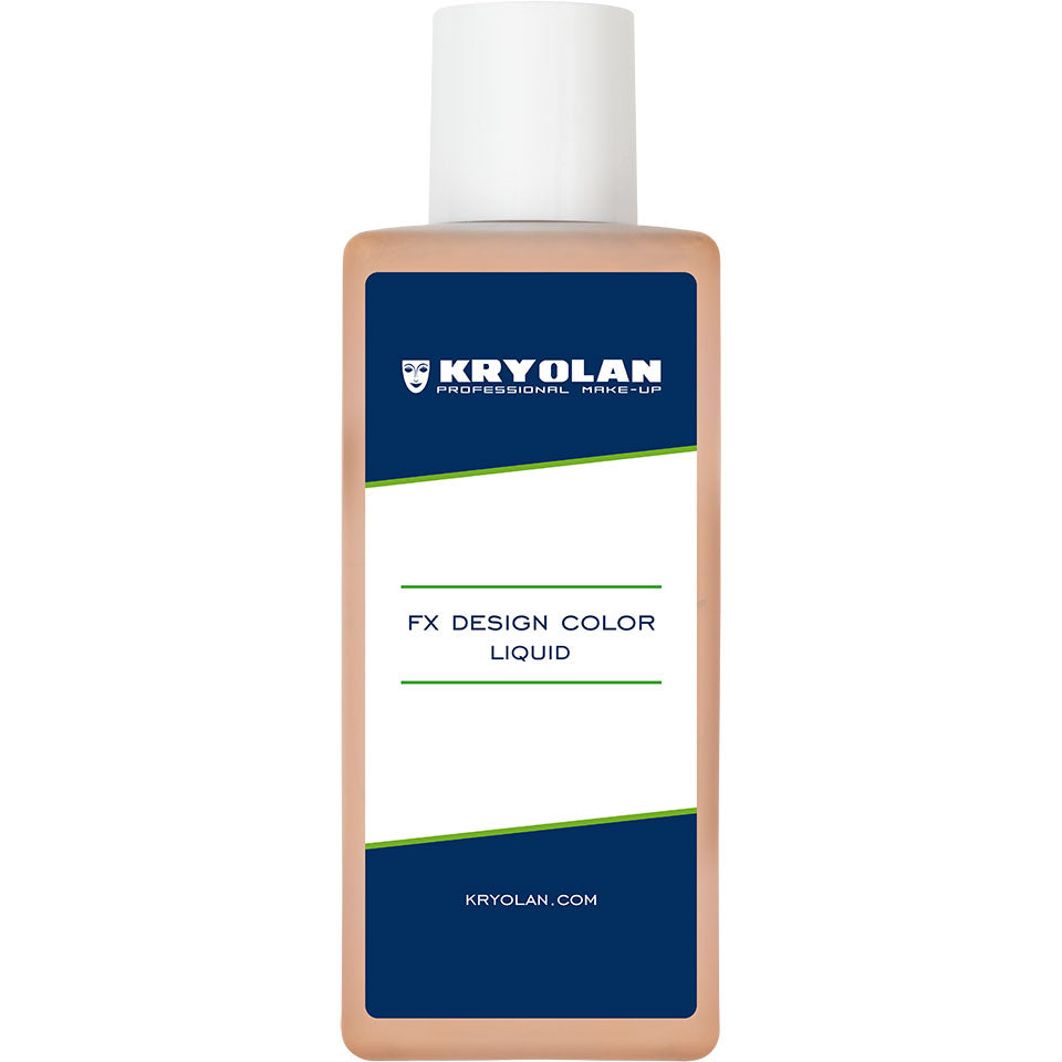 KRYOLAN FX Design Color Liquid peach – Profi SFX Flüssigfarbe, 200ml