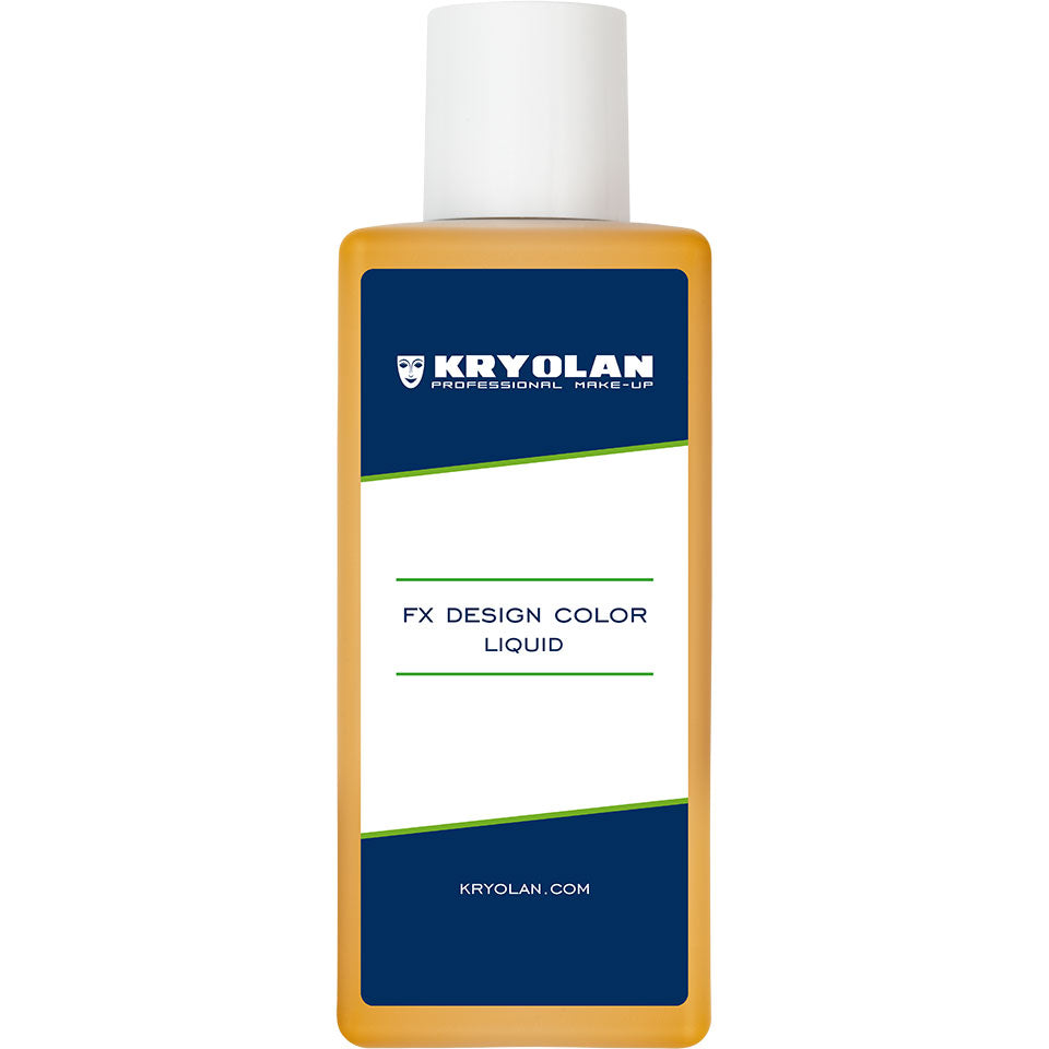 KRYOLAN FX Design Color Liquid pus yellow wash – Profi SFX Flüssigfarbe, 200ml