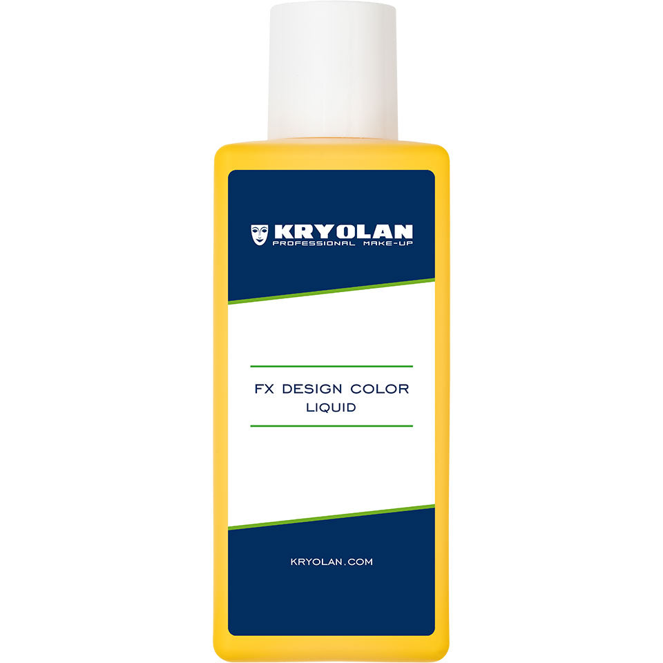 KRYOLAN FX Design Color Liquid sunflower – Profi SFX Flüssigfarbe, 200ml