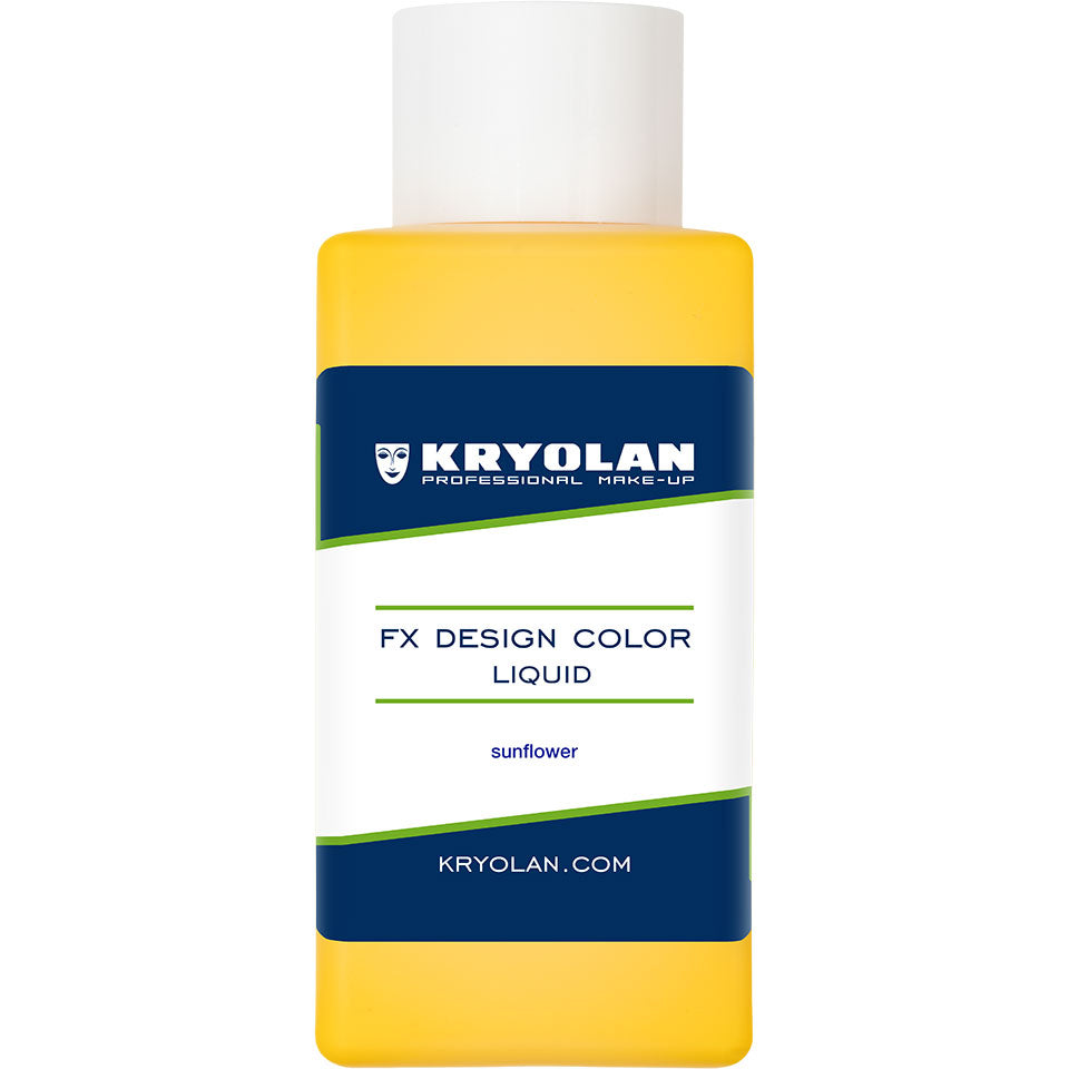 KRYOLAN FX Design Color Liquid sunflower – Profi SFX Flüssigfarbe, 50ml