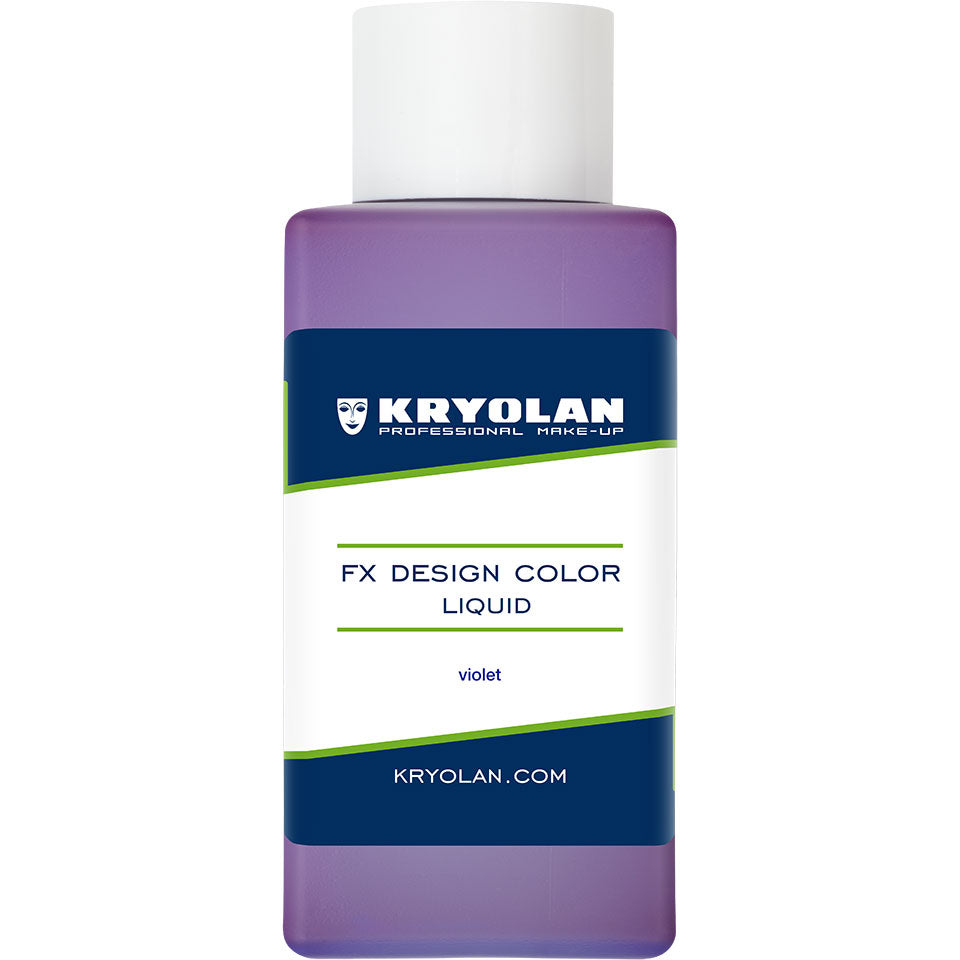 KRYOLAN FX Design Color Liquid violet – Profi SFX Flüssigfarbe, 50ml