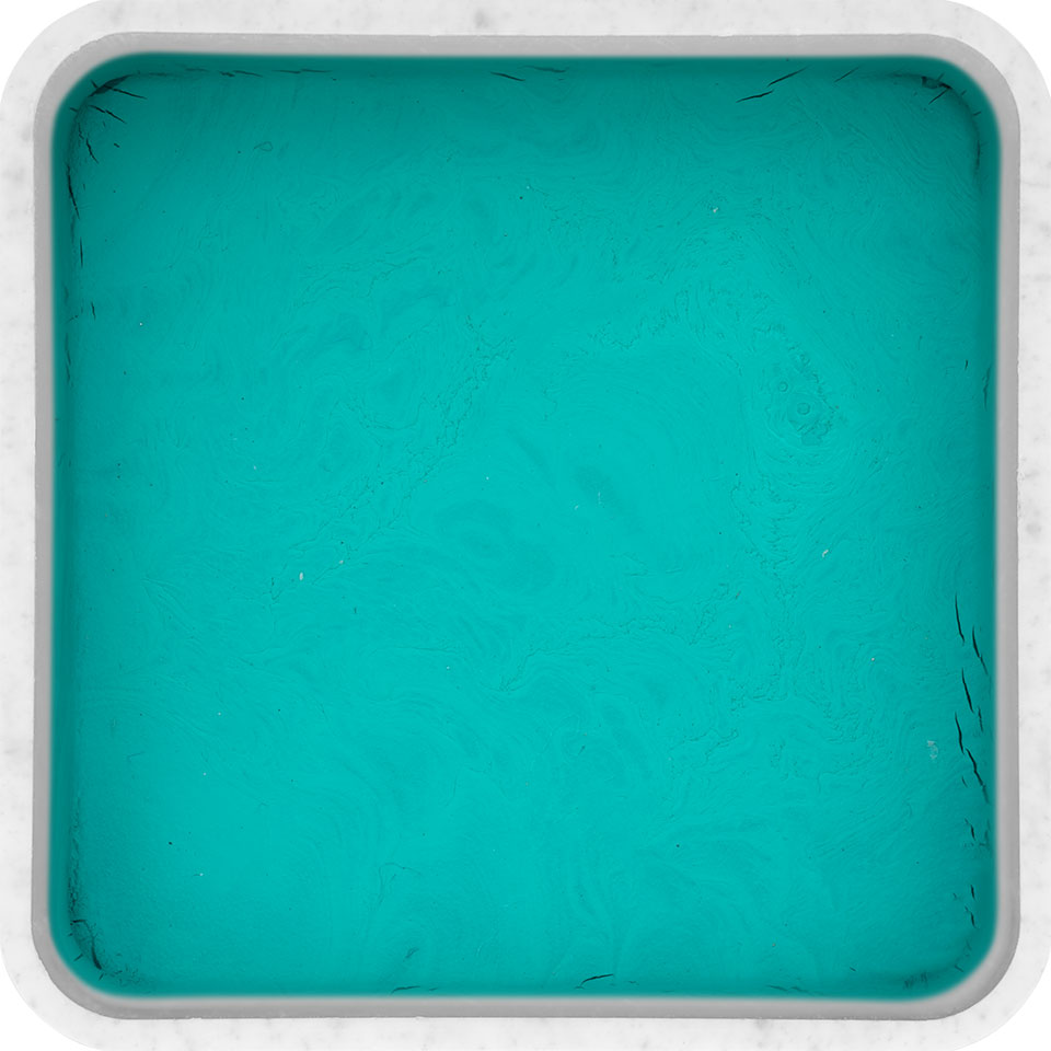 KRYOLAN FX Design Color Nachfüller quadratisch ocean – hochpigmentierte, alkoholaktivierbare Farben, 3g