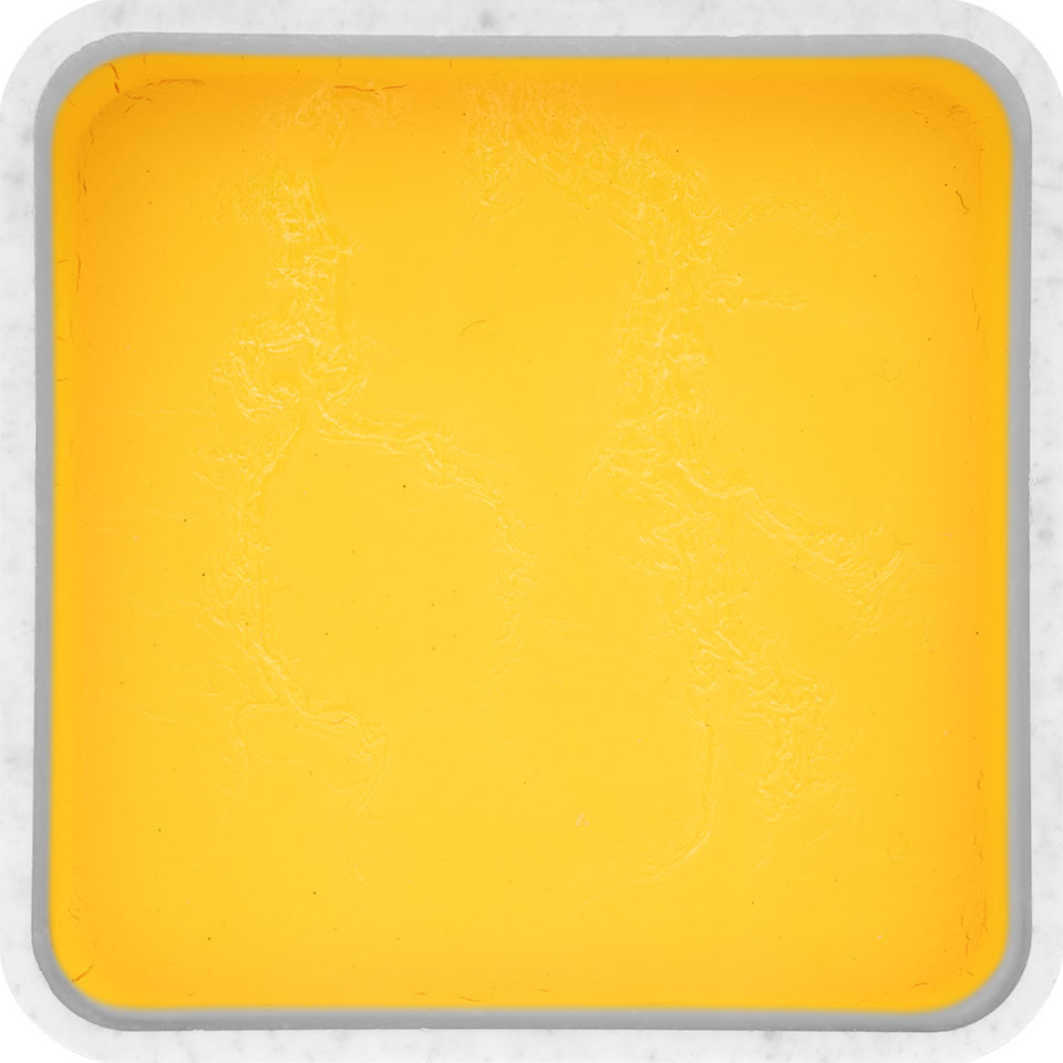KRYOLAN FX Design Color Nachfüller quadratisch sunflower – hochpigmentierte, alkoholaktivierbare Farben, 3g