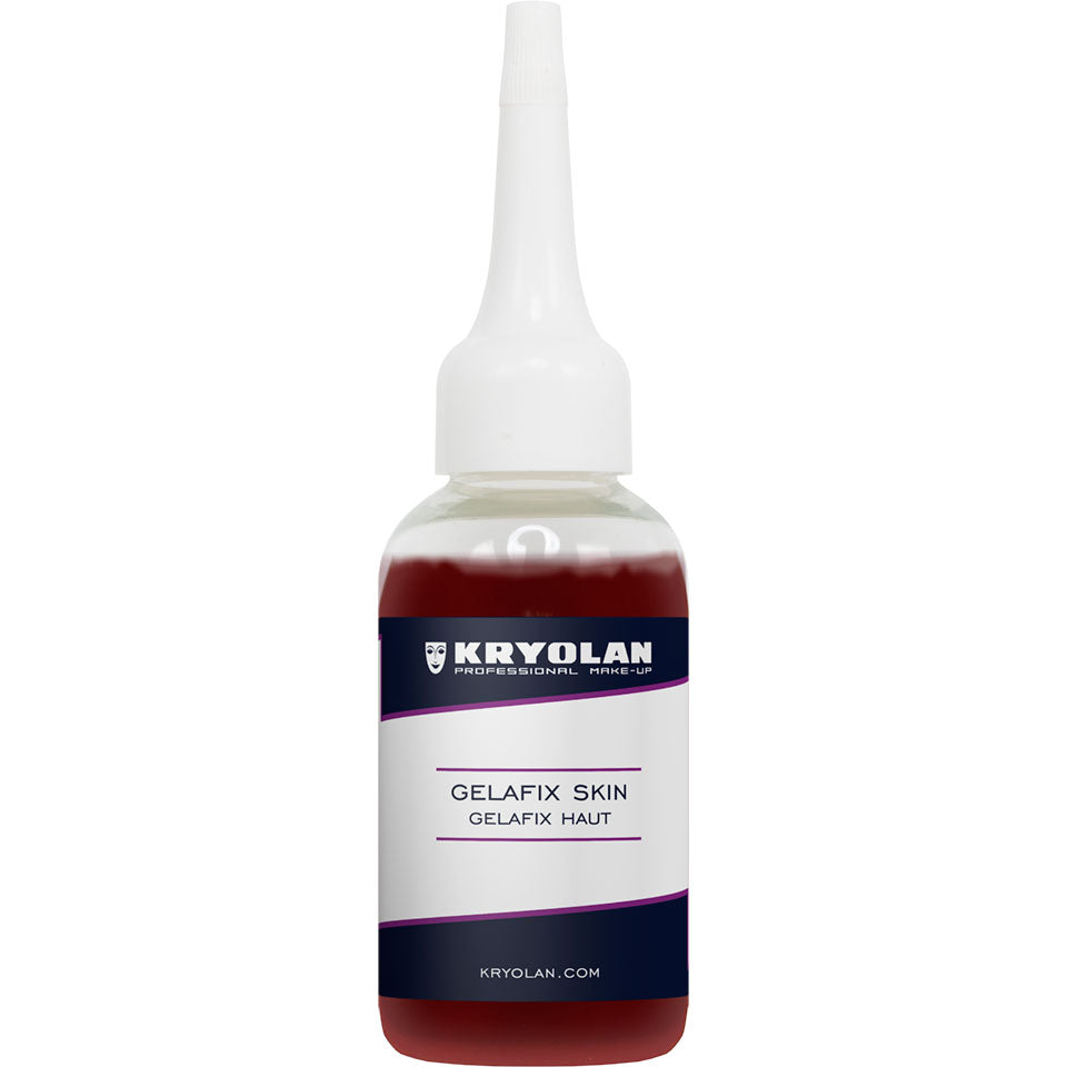 KRYOLAN Gelafix Haut dark red – Gelatine für SFX & Brandverletzungen, 60g, Flasche