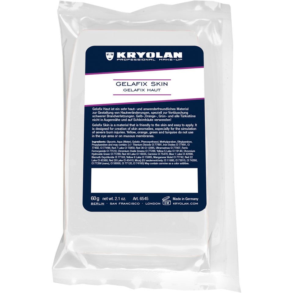 KRYOLAN Gelafix Haut white – Gelatine für SFX & Brandverletzungen, 60g, Beutel