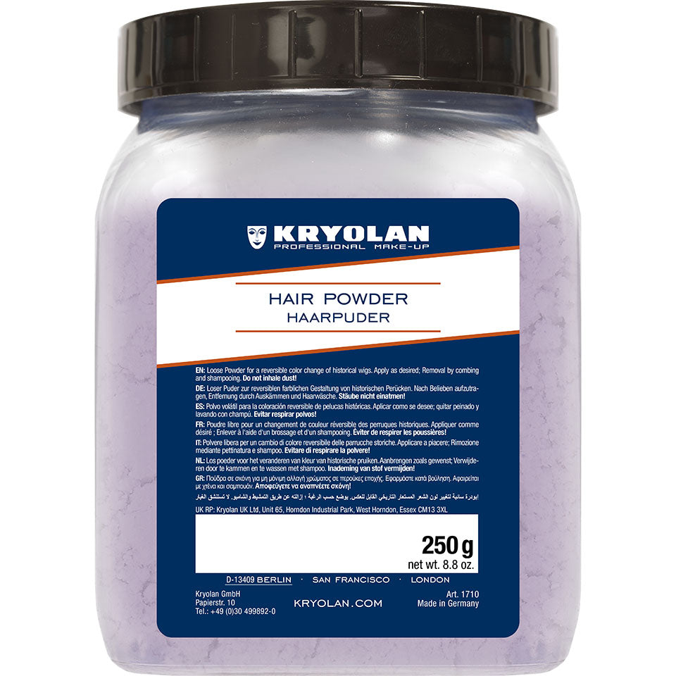 KRYOLAN Haarpuder colombe – Pastellfarben für Haare und Perücken, 250g, Dose