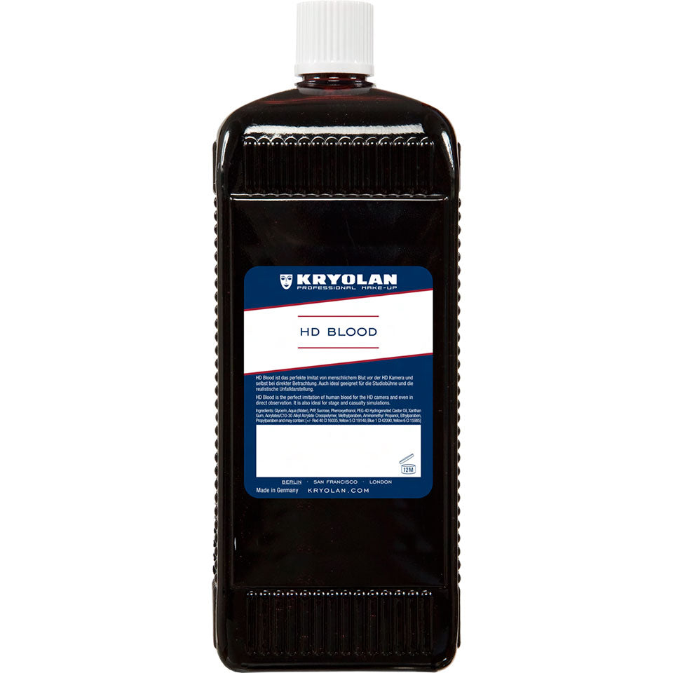 KRYOLAN HD Blood dark – Kunstblut für hochauflösende Kameras, 1000ml