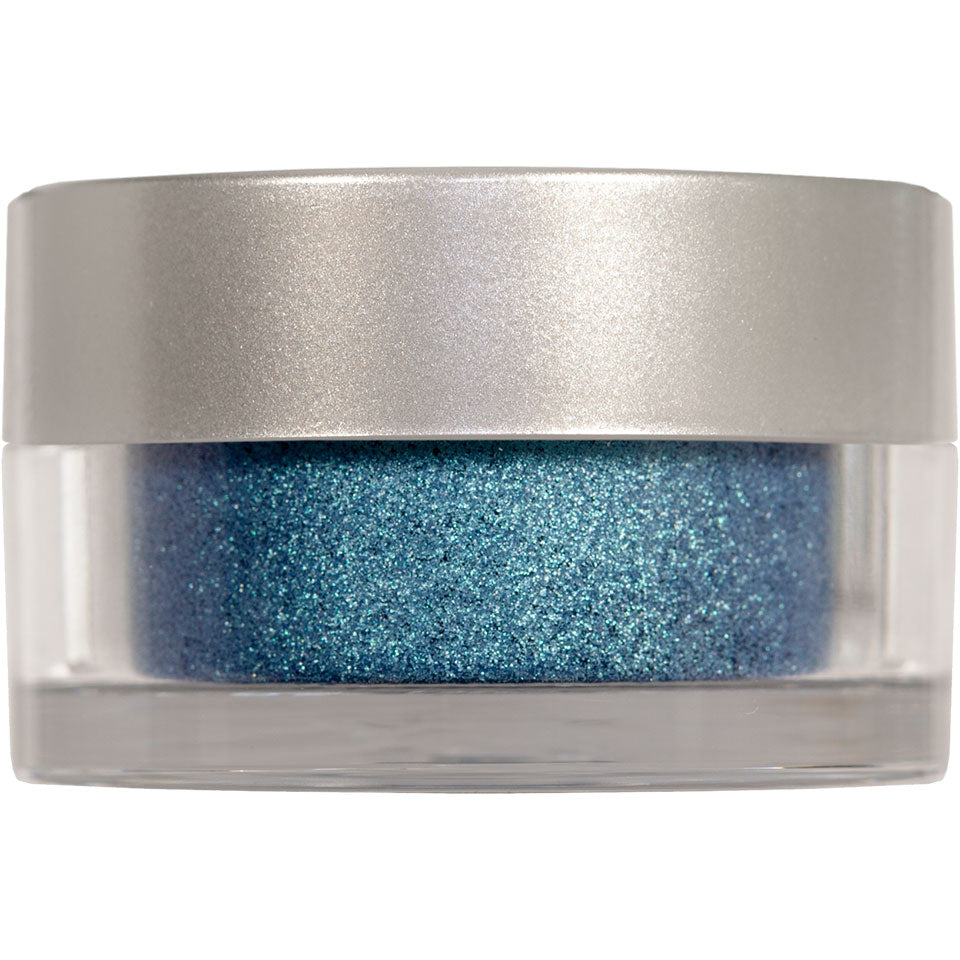 KRYOLAN Holographic Pigments atmosphere – irisierende Make-up Effektpigmente, 2g, Dose Seitenansicht