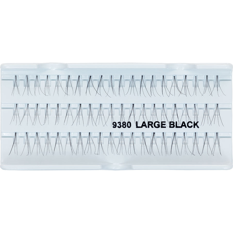 KRYOLAN Individual Lashes large – Fächer schwarz, -, Verpackung