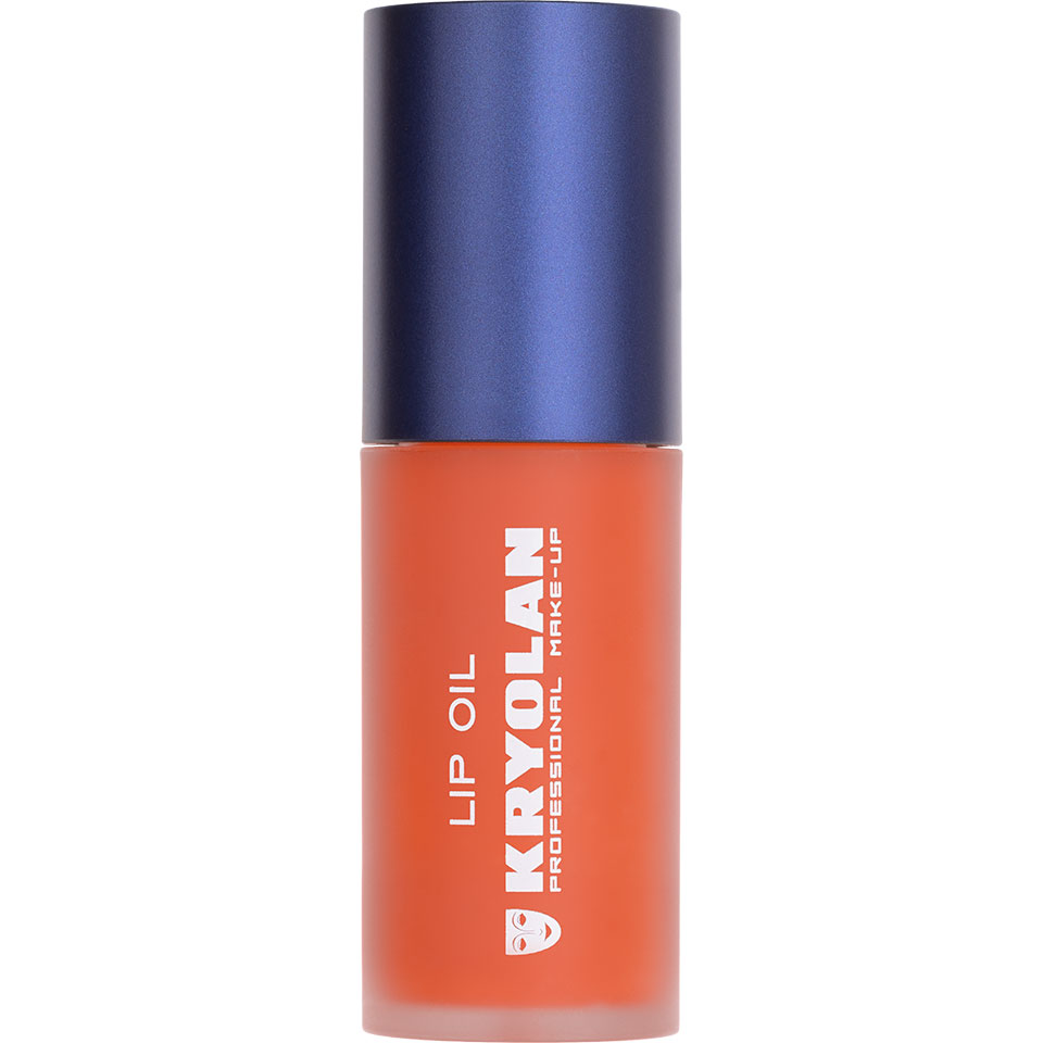 KRYOLAN Lip Oil fiery-orange – Pflegendes Lippenöl mit zartem Farbglanz, 7ml