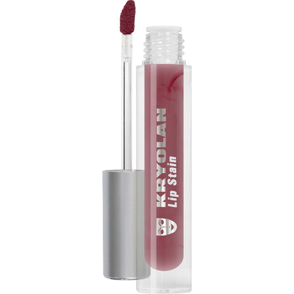 KRYOLAN Lip Stain dance – Intensiver, matter & langanhaltender Lippenstift, 4ml, Spender offen mit Applikator