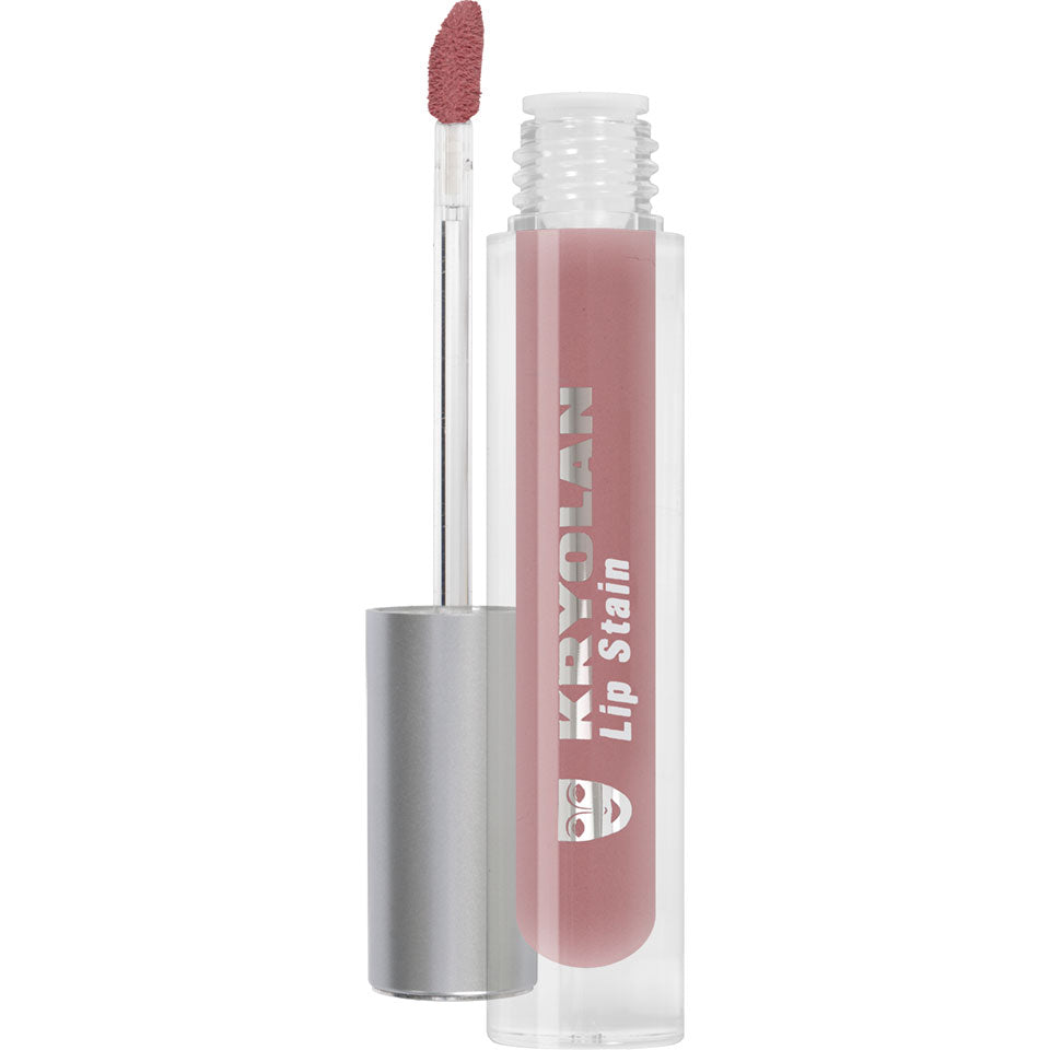 KRYOLAN Lip Stain swing – Intensiver, matter & langanhaltender Lippenstift, 4ml, Spender offen mit Applikator
