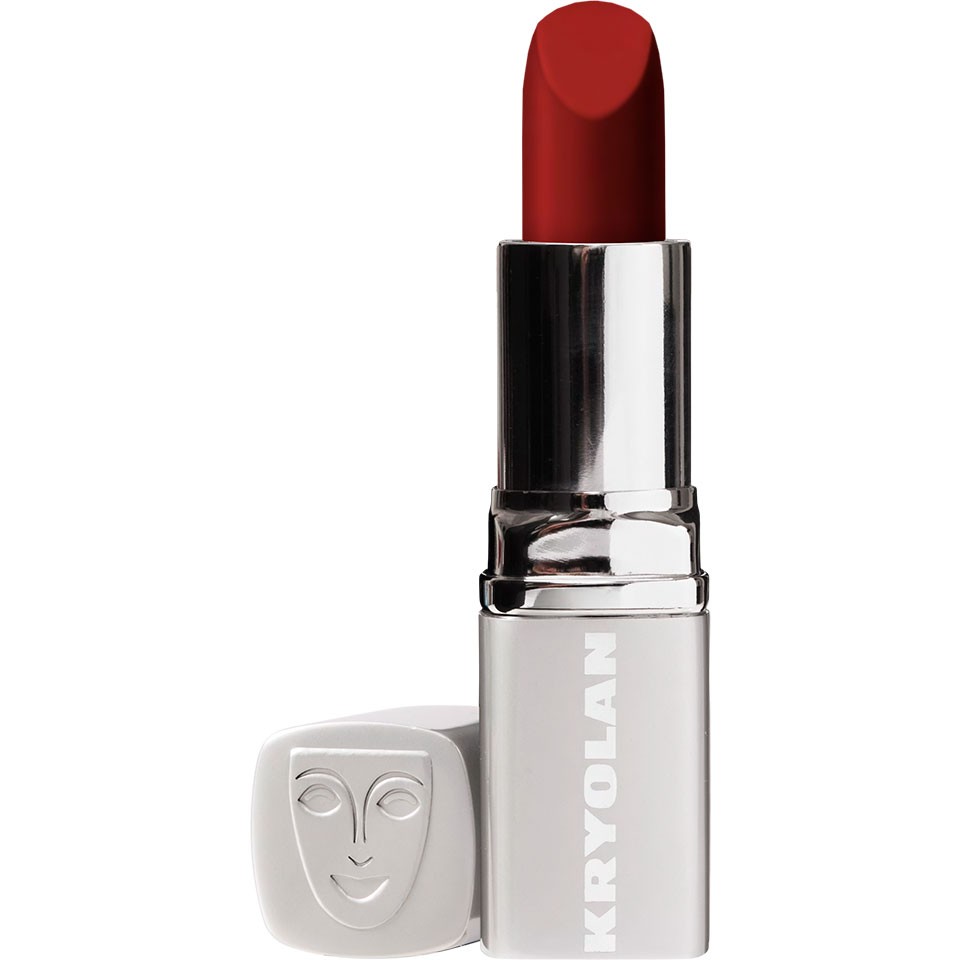 KRYOLAN Lippenstift classic LC 008 – Matte Farbe & Pflege mit Vitamin E, 3,5g, Lippenstift offen