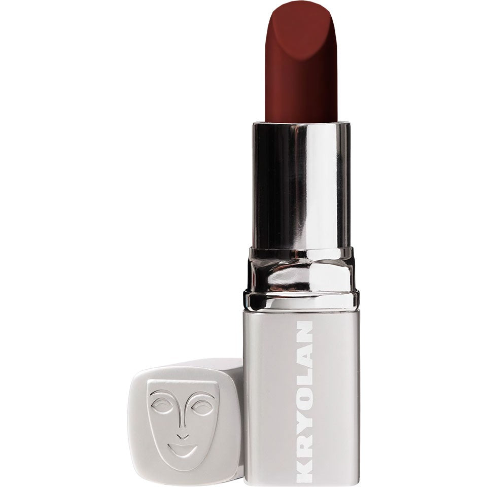 KRYOLAN Lippenstift classic LC 114 – Matte Farbe & Pflege mit Vitamin E, 3,5g, Lippenstift offen