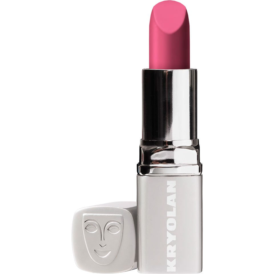 KRYOLAN Lippenstift classic LC 121 – Matte Farbe & Pflege mit Vitamin E, 3,5g, Lippenstift offen