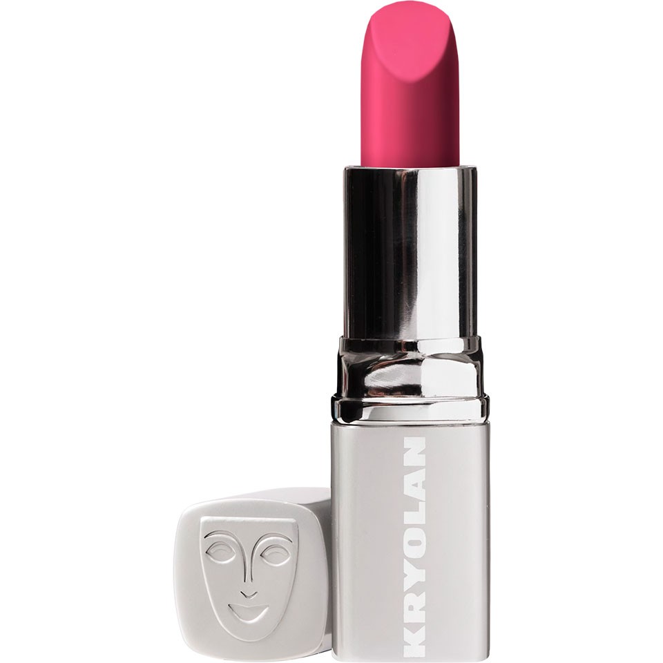 KRYOLAN Lippenstift classic LC 122 – Matte Farbe & Pflege mit Vitamin E, 3,5g, Lippenstift offen