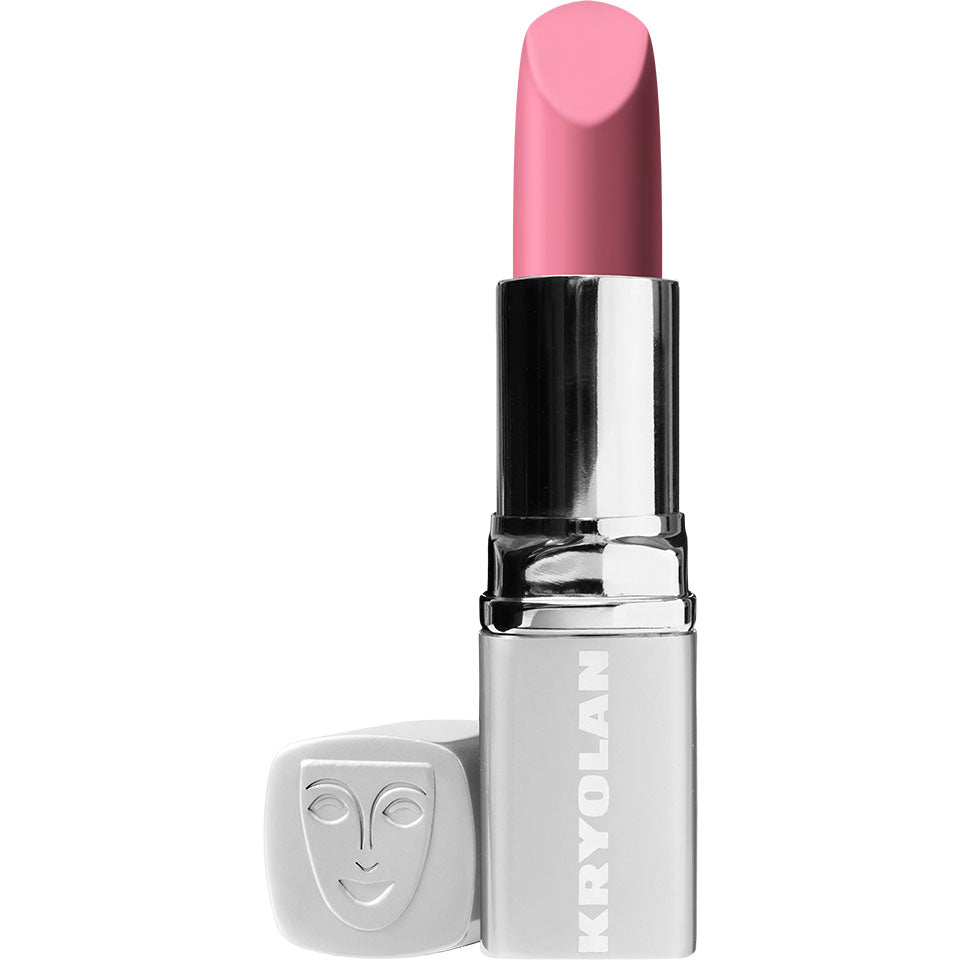 KRYOLAN Lippenstift classic LC123 – Matte Farbe & Pflege mit Vitamin E, 3,5g, offen