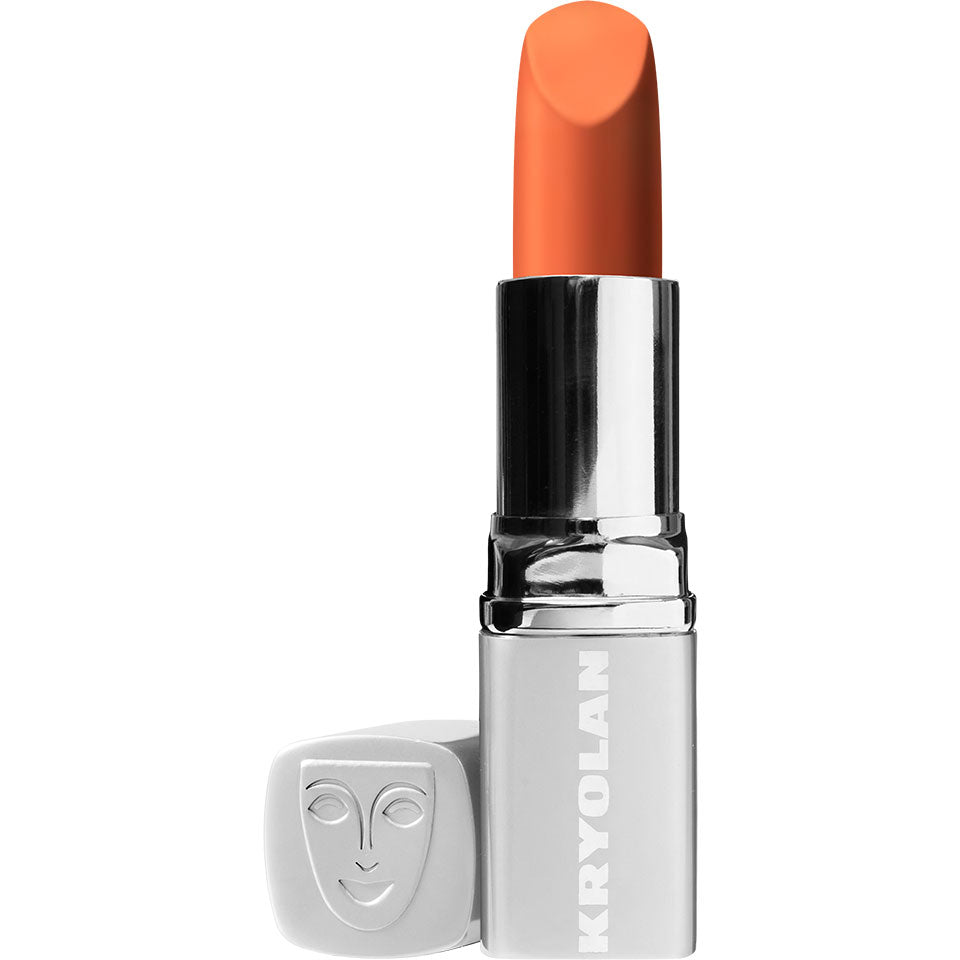 KRYOLAN Lippenstift classic LC132 – Matte Farbe & Pflege mit Vitamin E, 3,5g, offen