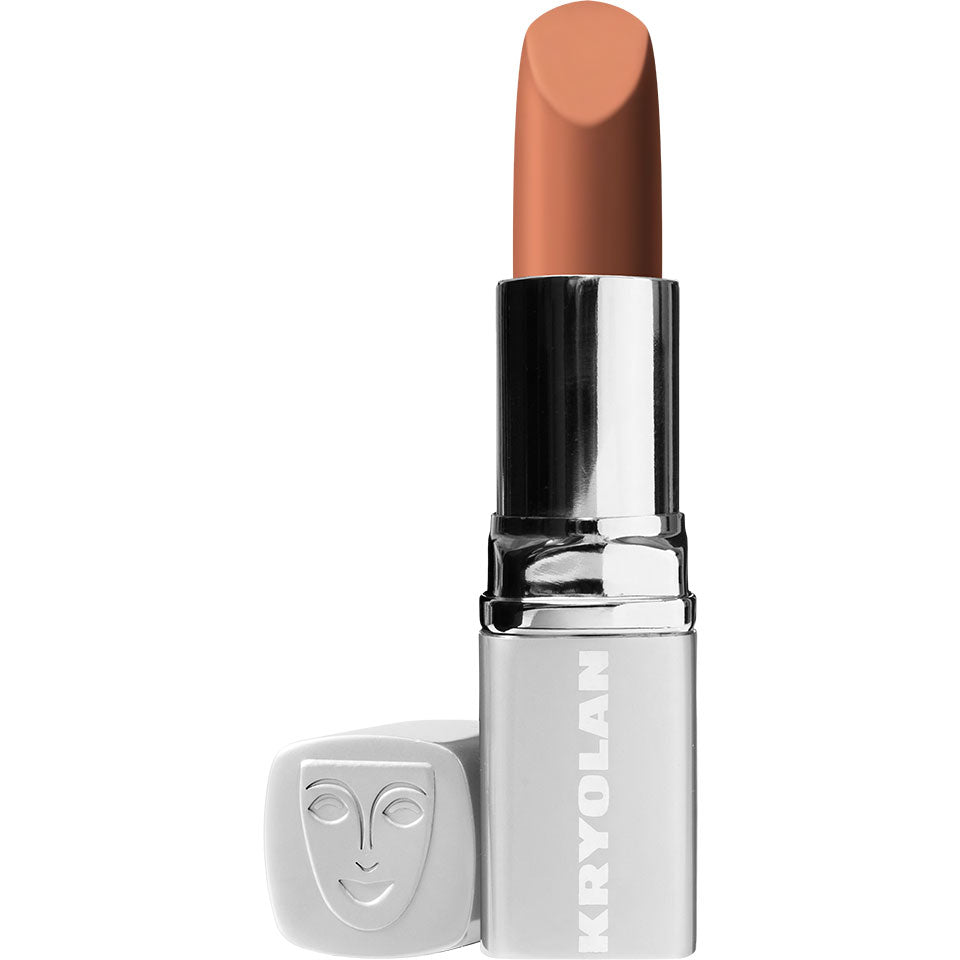 KRYOLAN Lippenstift classic LC143 – Matte Farbe & Pflege mit Vitamin E, 3,5g, offen