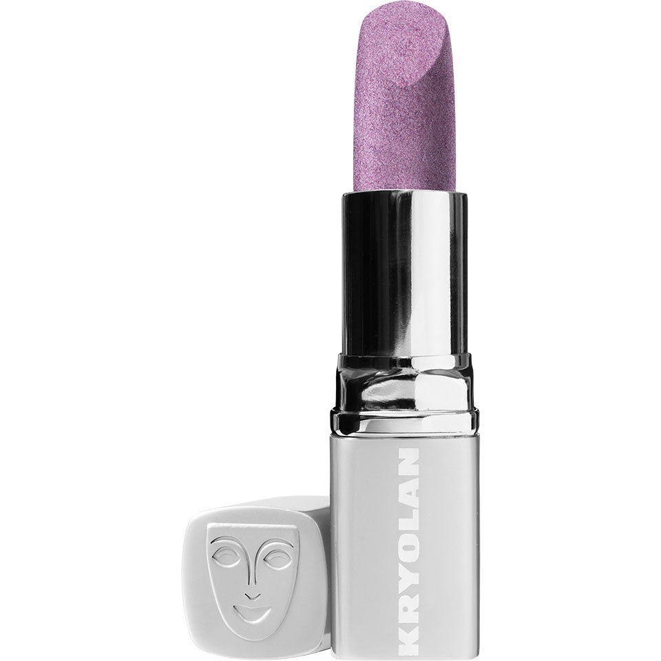 KRYOLAN Lippenstift Pearl - LCP 628 – glänzende Farbe & Pflege mit Vitamin E, 3,5g, offen