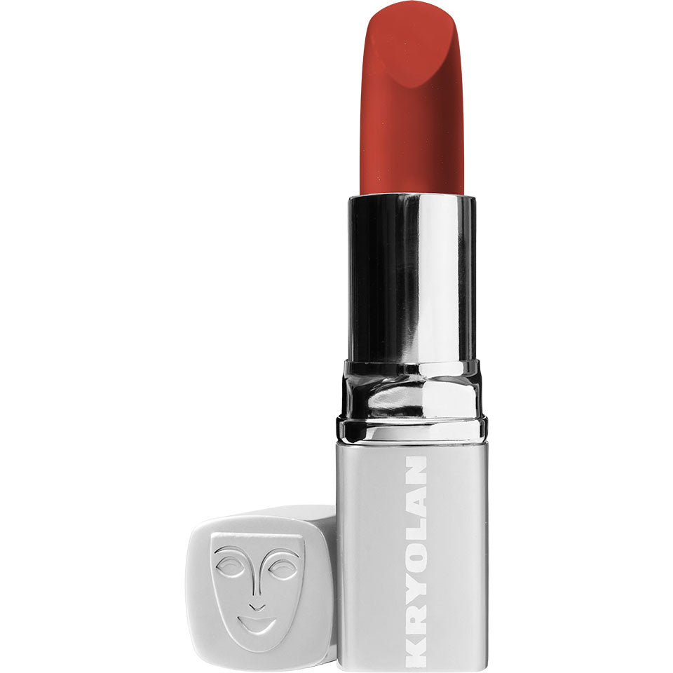 KRYOLAN Lippenstift Pearl - LCP 695 – glänzende Farbe & Pflege mit Vitamin E, 3,5g, offen