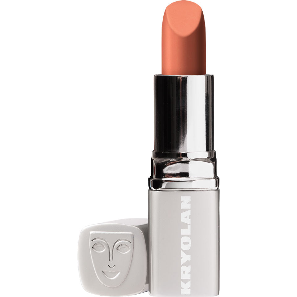 KRYOLAN Lippenstift Sheer Farbton Reese – pflegend mit Vitamin E, 4g, offen