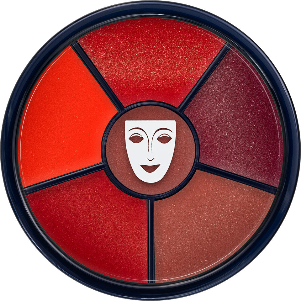 KRYOLAN Lipstick Velvet Kiss Wheel Variante 1 – Lippenpalette mit Pflegeformel, 21g, geschlossen