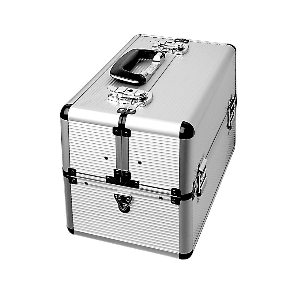 KRYOLAN Make-up Case – Aluminium Make-up-Koffer abschließbar, 1stk, geschlossen