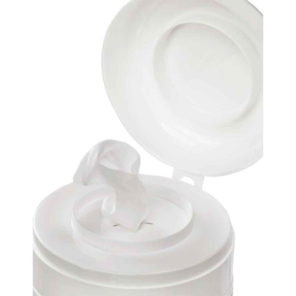 KRYOLAN Make-up Remover Wipes, 60Blatt, Detailansicht Spenderöffnung