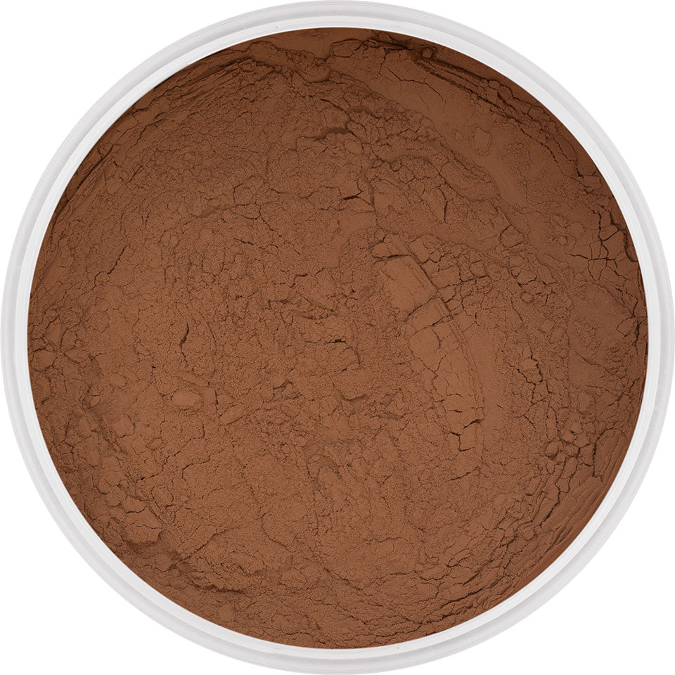 KRYOLAN Natural Finish Powder N6 – Fixierpuder für Make-up, 15g, Dose offen