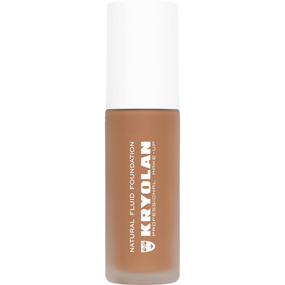 KRYOLAN Natural Fluid Foundation NY6 – Satin Finish Make-up, 30ml, Pumpspender