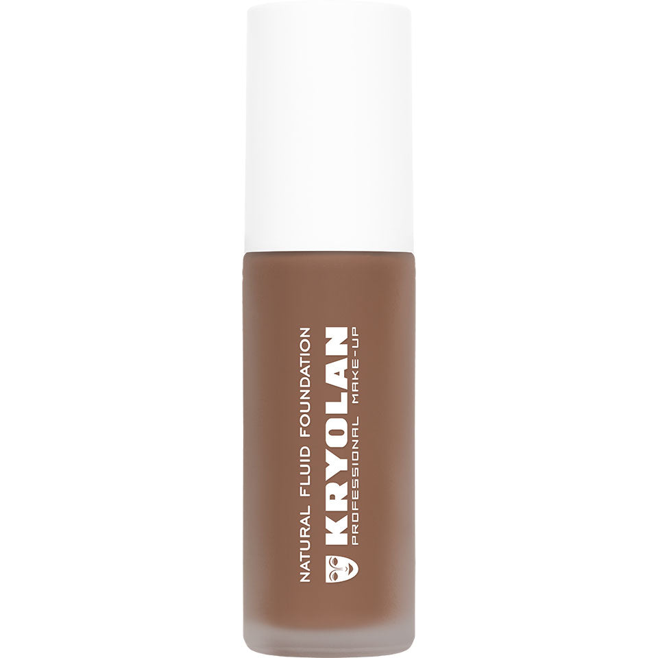 KRYOLAN Natural Fluid Foundation NY8 – Satin Finish Make-up, 30ml, Pumpspender