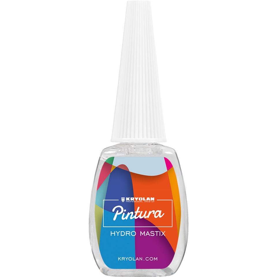 KRYOLAN Pintura Hydro Mastix – wasserlöslicher Hautkleber, 12ml, Pinselflasche geschlossen