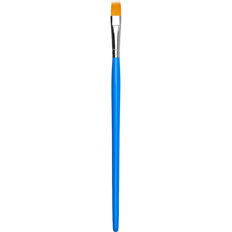 KRYOLAN PINTURA Pinsel - flach gebunden - blue – Kunsthaar, 1stück, detailansicht