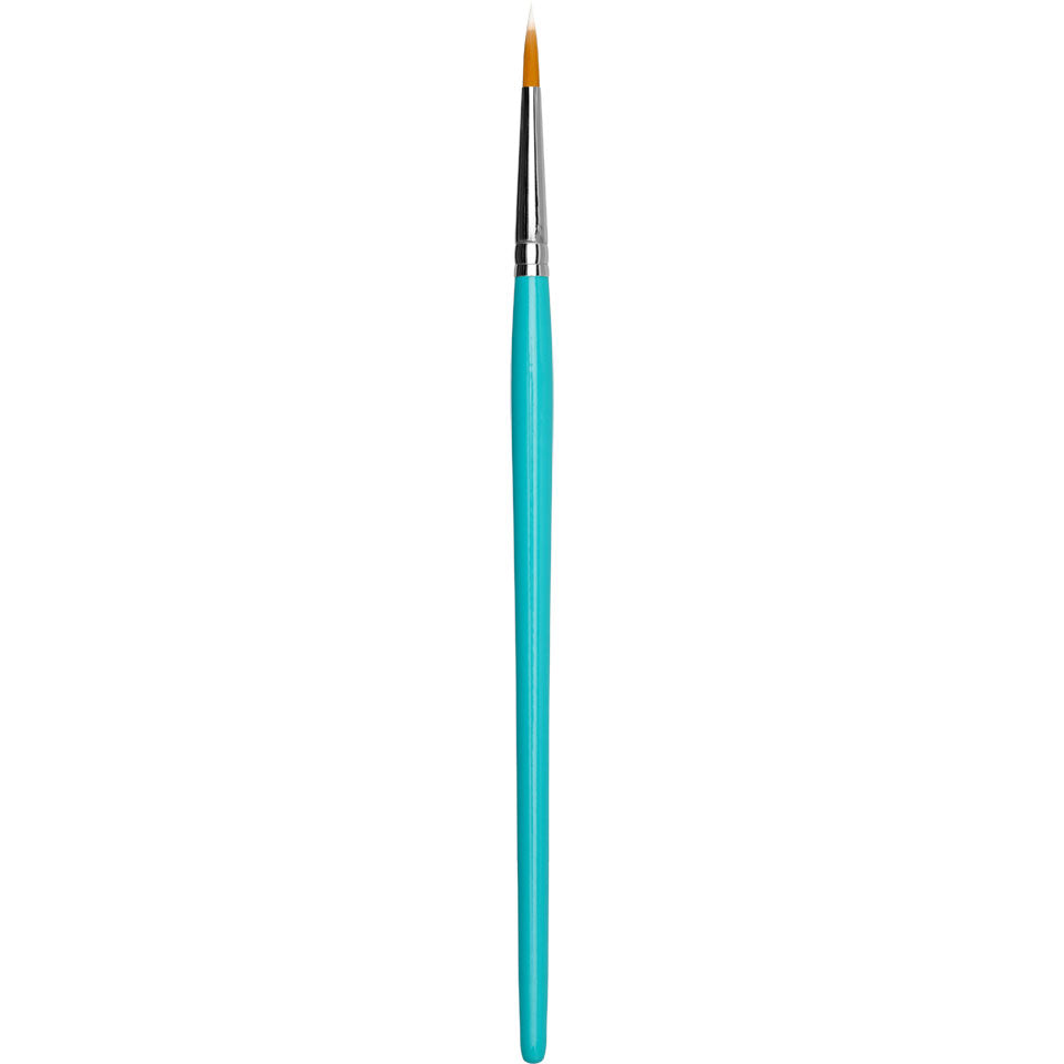 KRYOLAN PINTURA Pinsel - rund, spitz - turquoise – Kunsthaar, 1stück