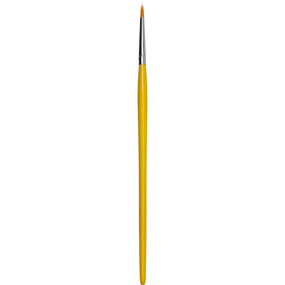 KRYOLAN PINTURA Pinsel - rund, spitz - yellow – Kunsthaar, 1stück