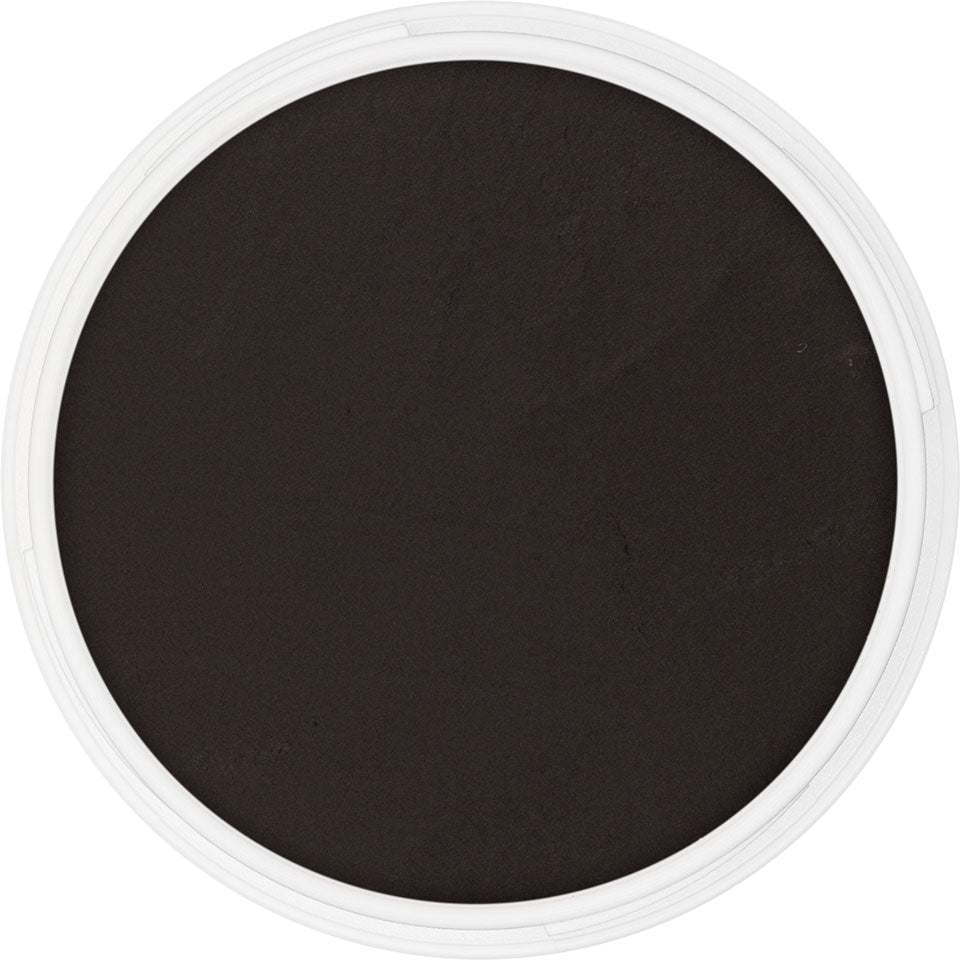 KRYOLAN PINTURA Water Color black – Kompaktschminke für Facepainting, 25ml, Dose offen