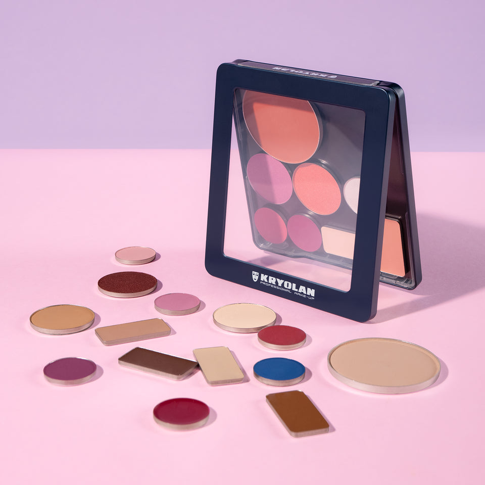 KRYOLAN Pro Artist Palette – magnetische Leerpalette, -, gefüllt offen
