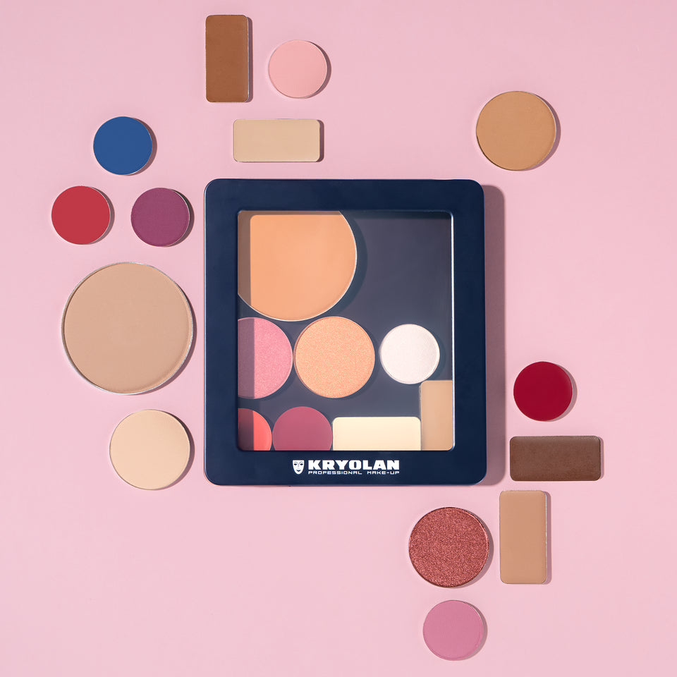KRYOLAN Pro Artist Palette – magnetische Leerpalette, -, gefüllt