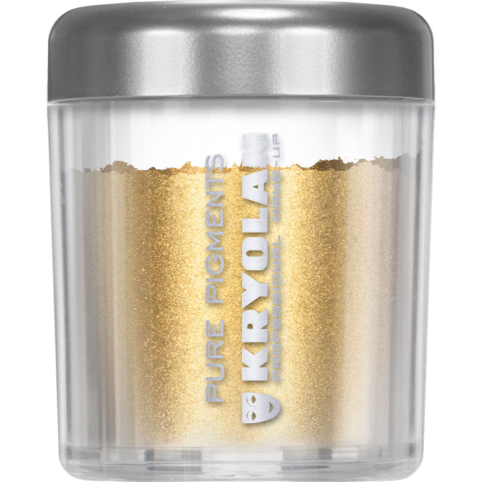 KRYOLAN Pure Pigments Metallic pure gold – loses hochpigmentiertes Metallic-Pigment, 3g
