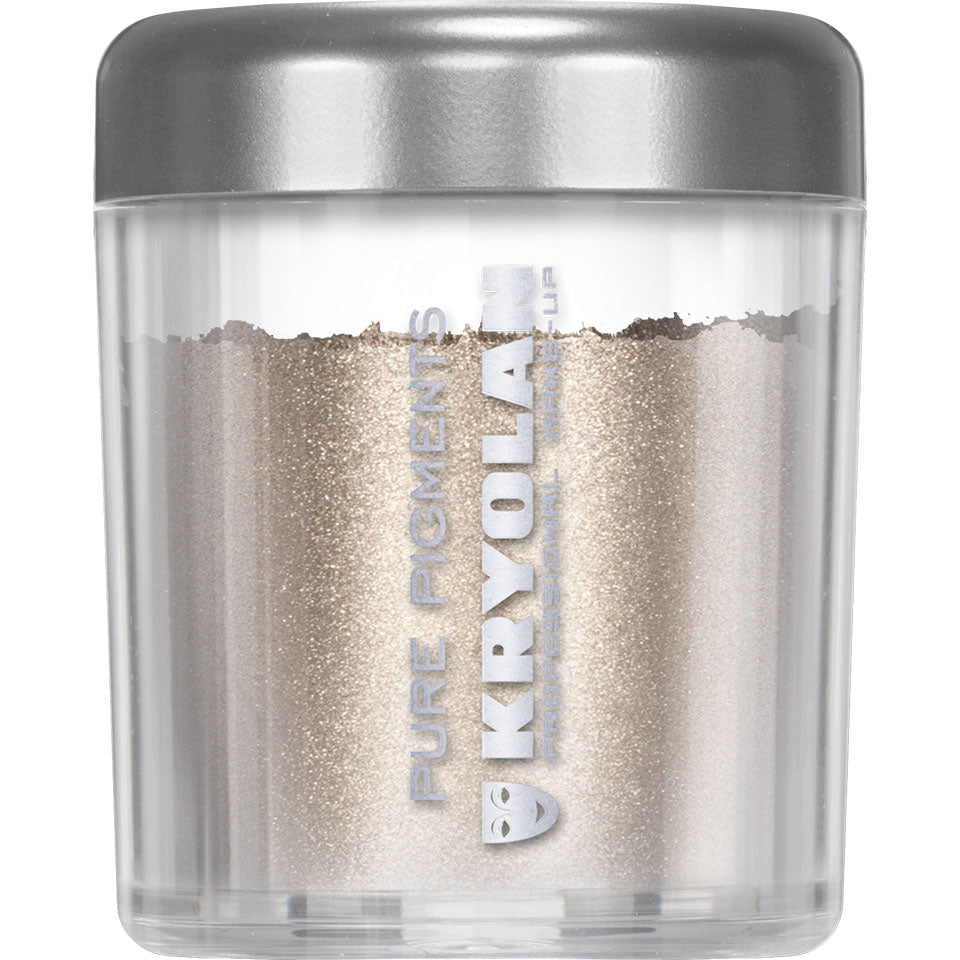 KRYOLAN Pure Pigments Metallic pure platinum – loses hochpigmentiertes Metallic-Pigment, 3g