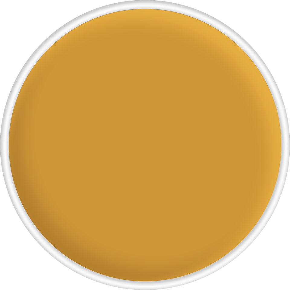 KRYOLAN RMG Rubber Mask Grease interferenz gold – Spezialteint für Gummiplastiken, 4ml