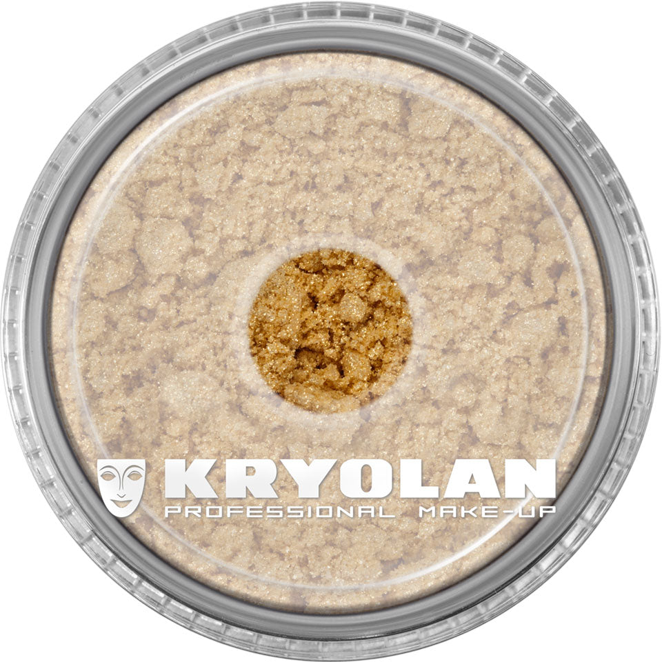 KRYOLAN Satin Powder – Hoch pigmentierter, loser Schimmerpuder, 3g, Dose Farbe SP221