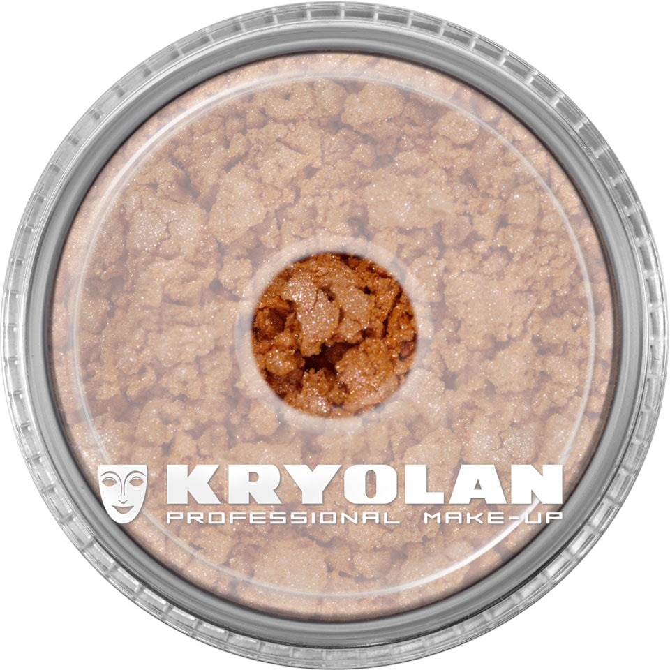 KRYOLAN Satin Powder – Hoch pigmentierter, loser Schimmerpuder, 3g, Dose Farbe SP334