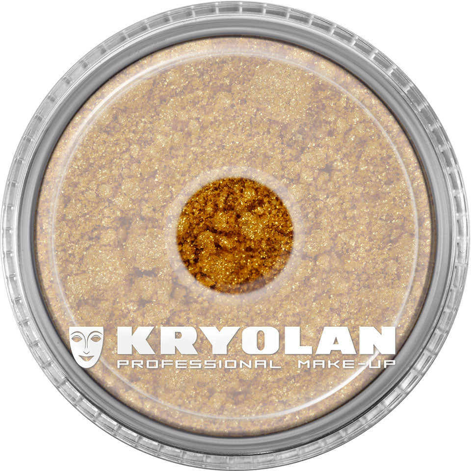 KRYOLAN Satin Powder SP 228 – Schimmerpuder für Augen & Körper, 3g, Dose geschlossen