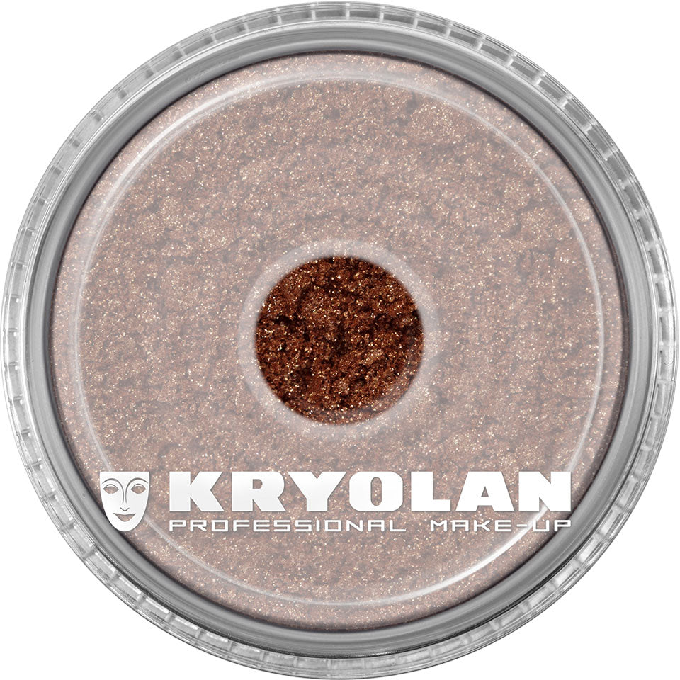 KRYOLAN Satin Powder SP 428 – Schimmerpuder für Augen & Körper, 3g, Dose geschlossen