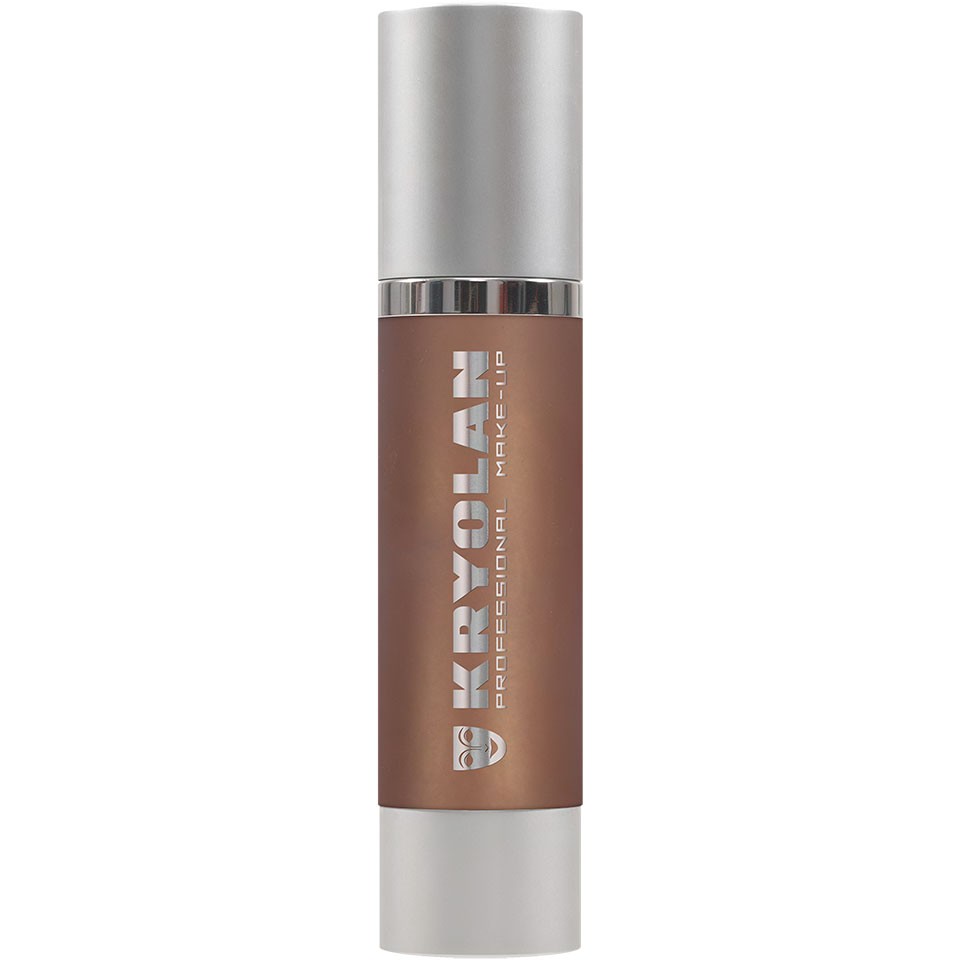 KRYOLAN Shimmering Event Foundation amber – Fluid-Foundation mit Glow-Effekt & Sonnenschutz, 50ml, Pumpspender