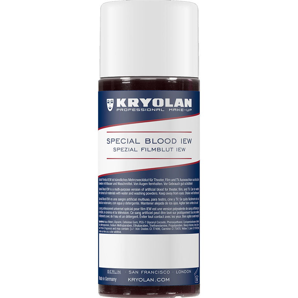 KRYOLAN Spezial Filmblut IEW dark – für realistische Bluteffekte, 100ml