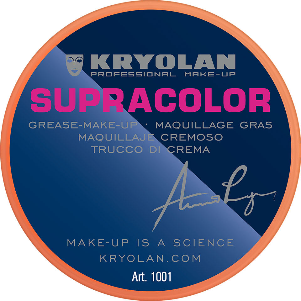 KRYOLAN Supracolor 030 – Hochpigmentierte Cremefarben, 8ml, Dose geschlossen
