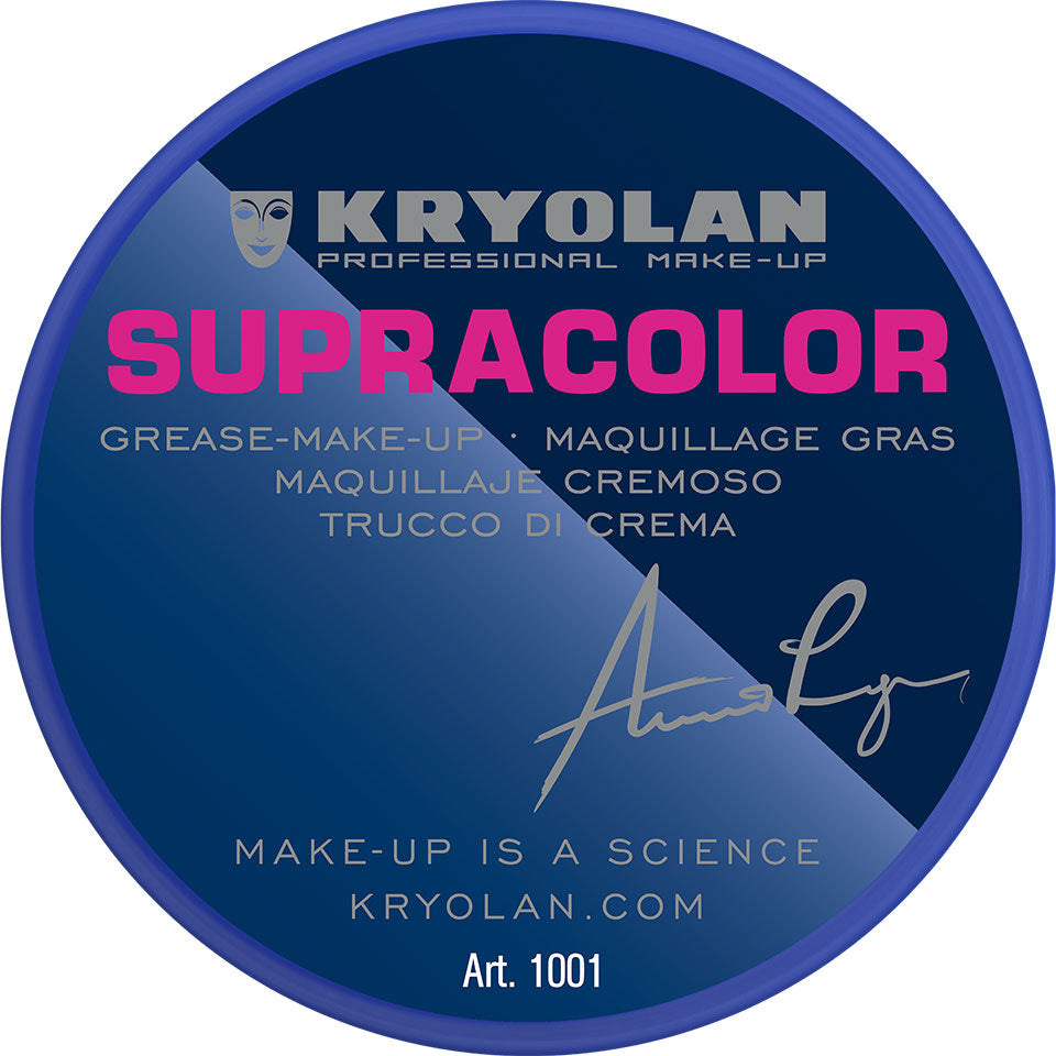 KRYOLAN Supracolor 099 – Hochpigmentierte Cremefarben, 8ml, Dose geschlossen
